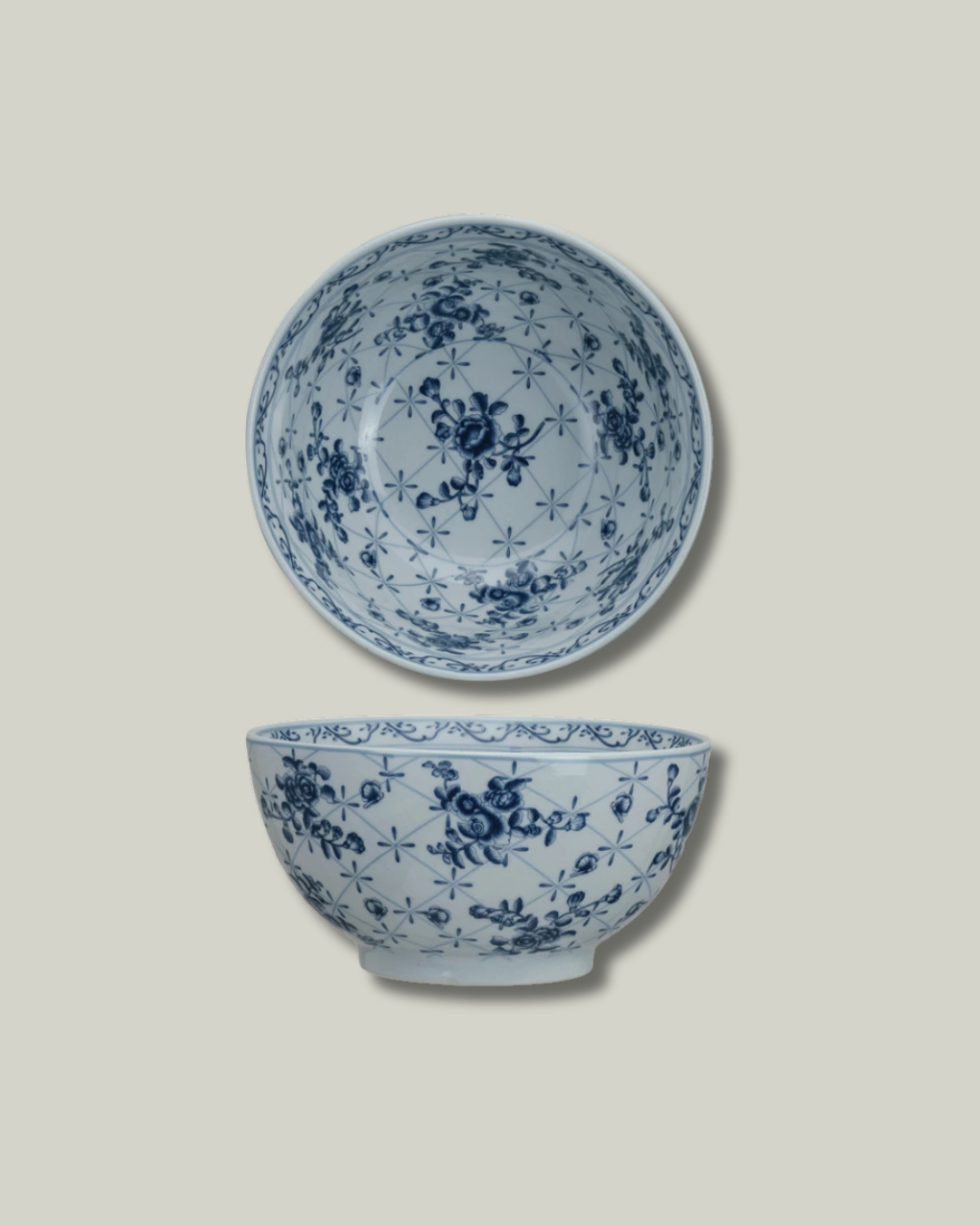 Porcelain Bowl w/ Botanicals