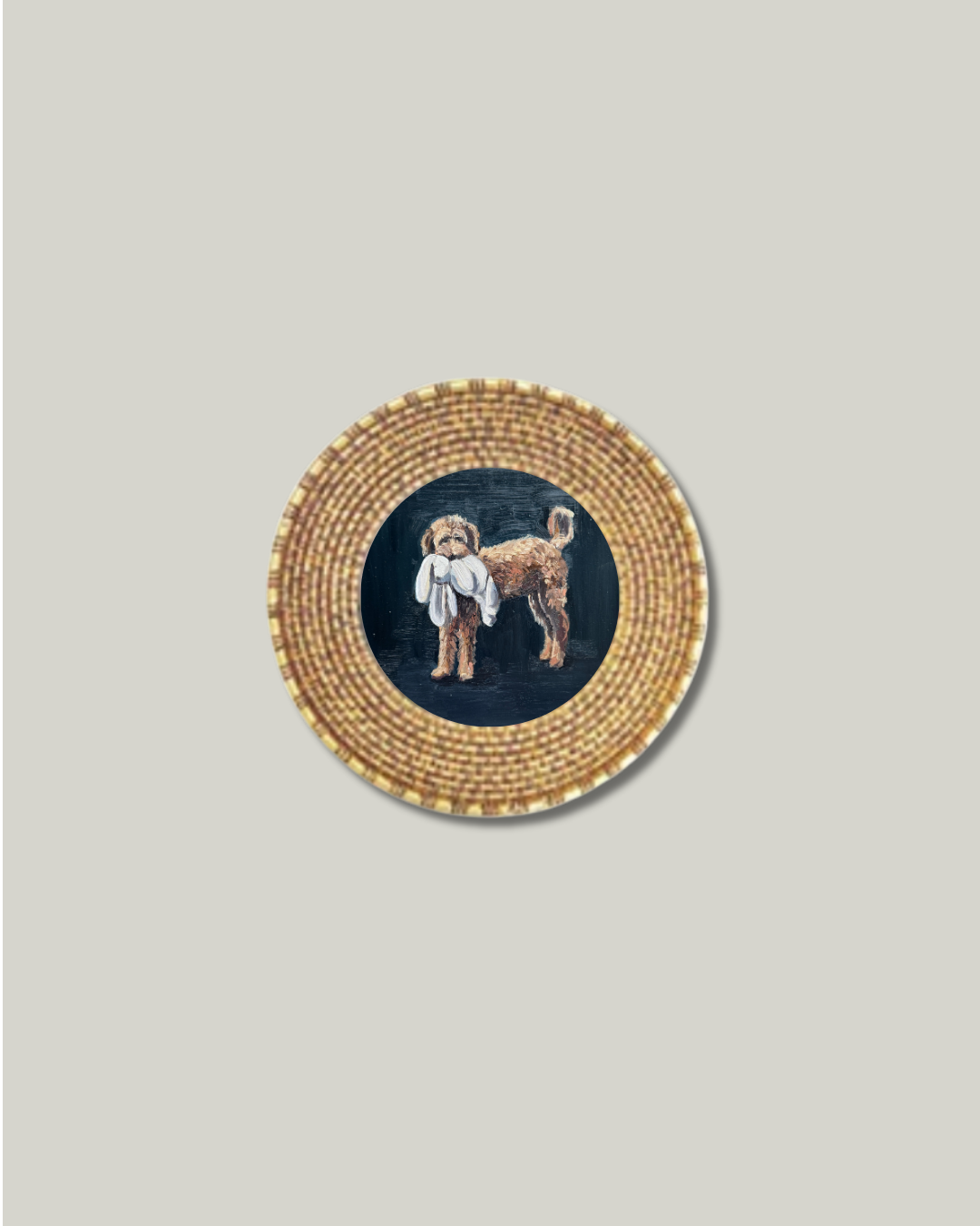 "Golden Doodle" Magnet Mini