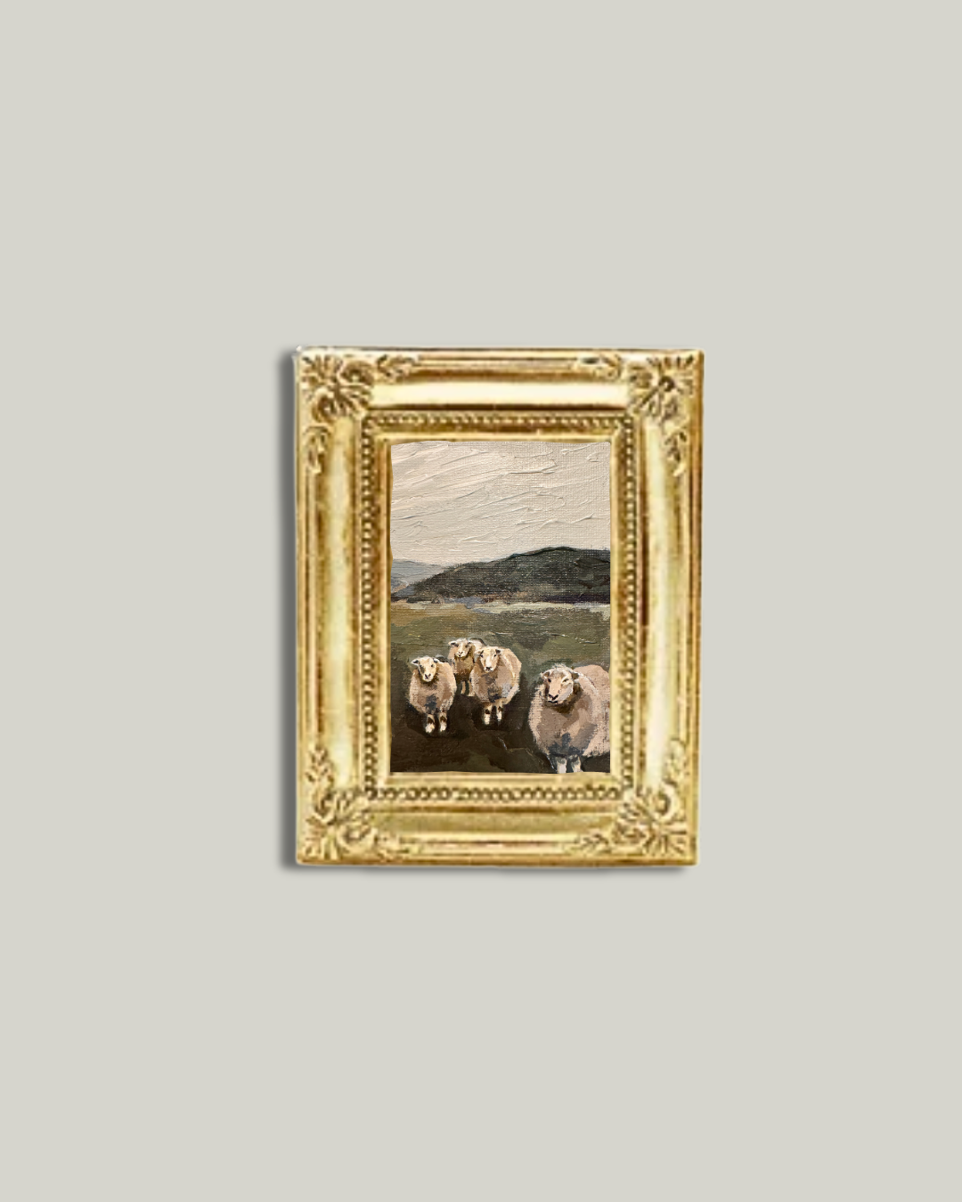 "Field of Sheep" Magnet Mini