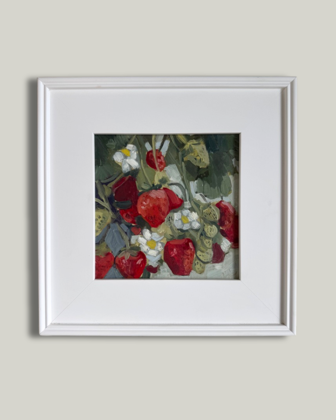 "Strawberry Blossoms" Original