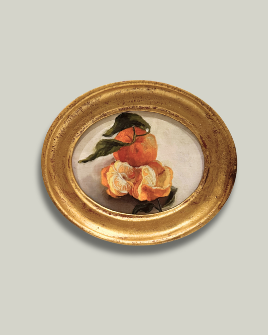 "Little Clementine" Sweet Oval Frame