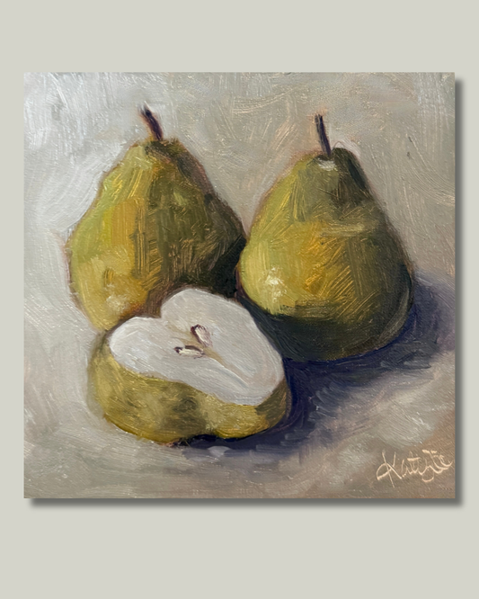 "Sliced Pear" Original