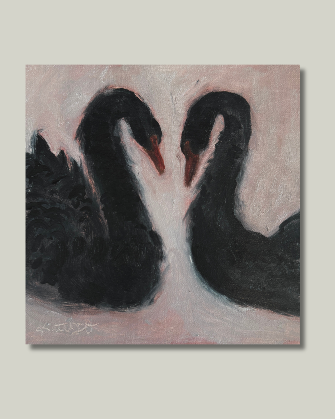 Katie Jo Art Print "Verda's Swans"