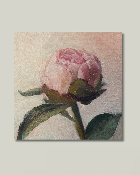 "A SImple Peony" Original