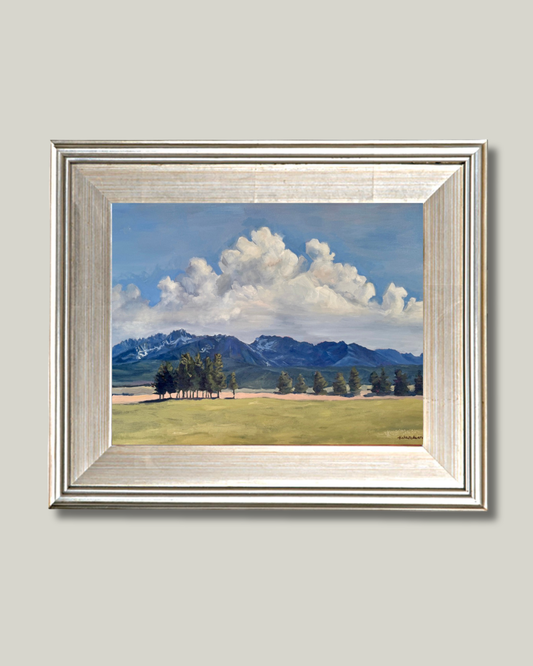 "Sawtooth Summer" French Silver Frame