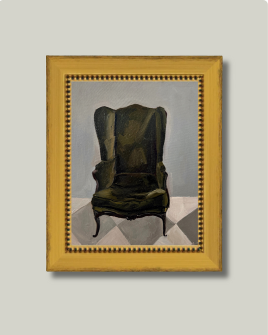 "The Study Chair" Spanish Gold Frame