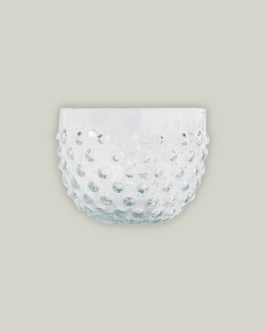 Glass Hobnail Bowl