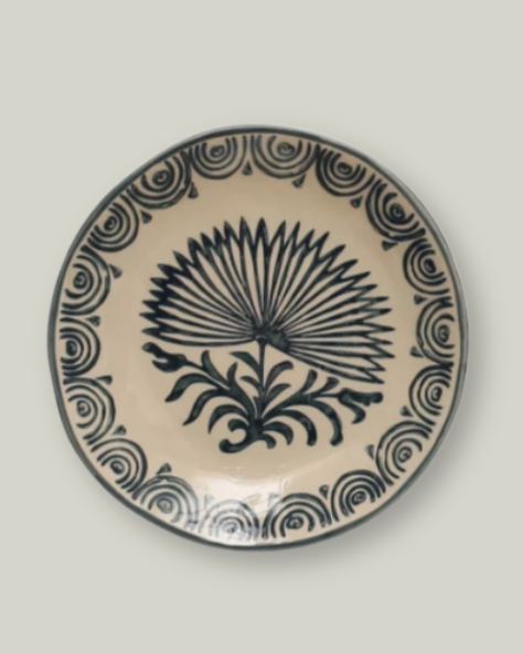 BloomStone Hand-Painted Stoneware Plates