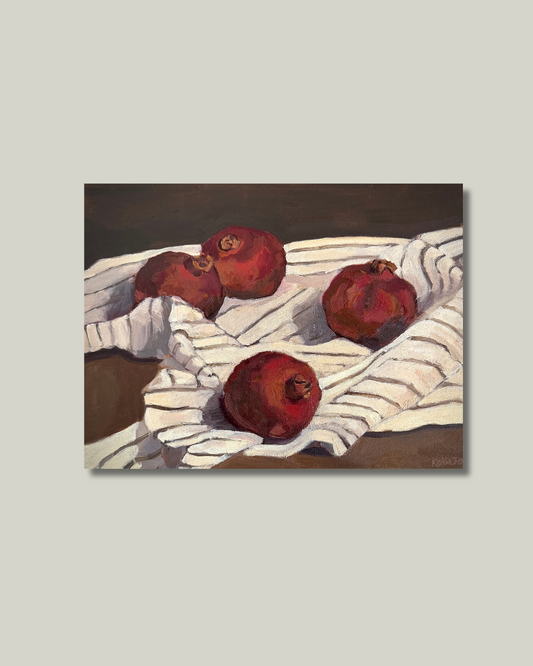 "Pomegranates and Cloth" Print