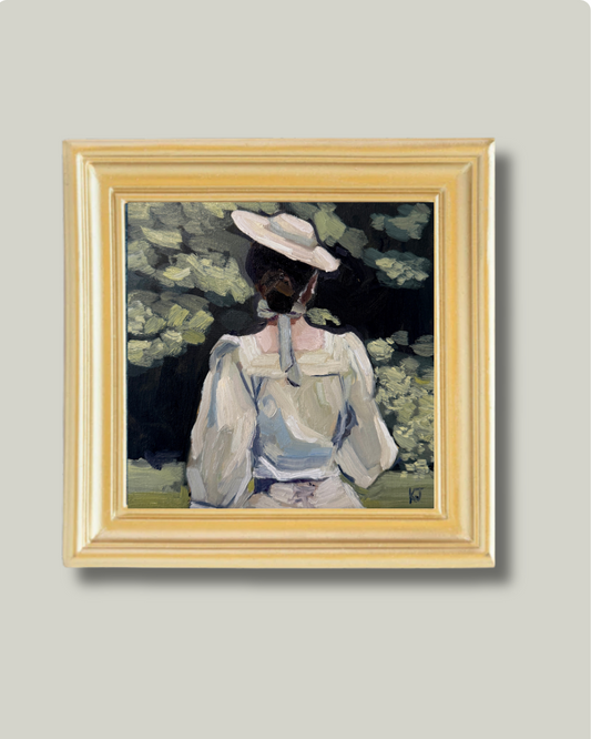 "Jane" Sweet Gold Frame