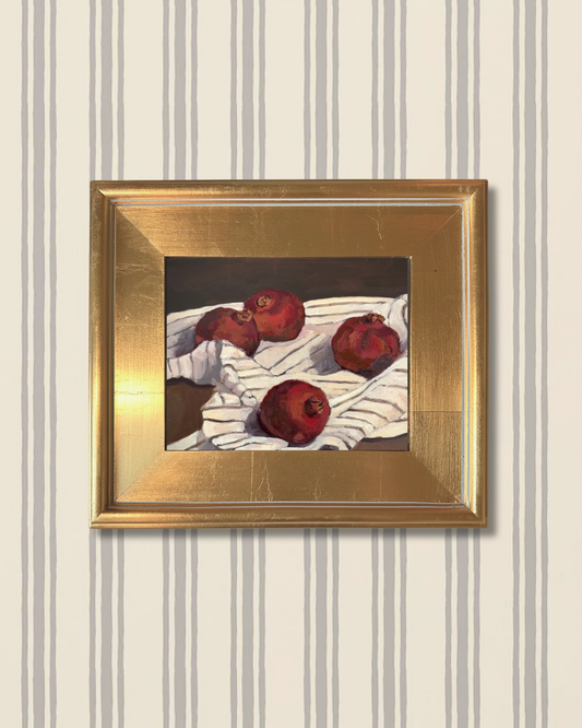 "Pomegranates" French Gold Frame