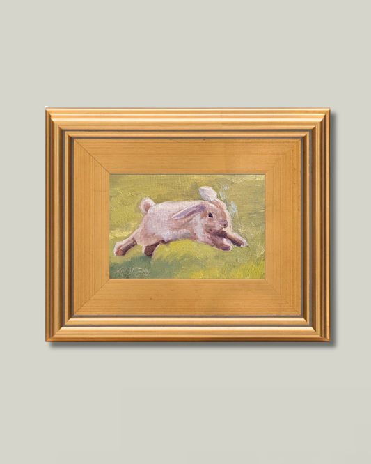"Leaping into Spring" Gold French Frame