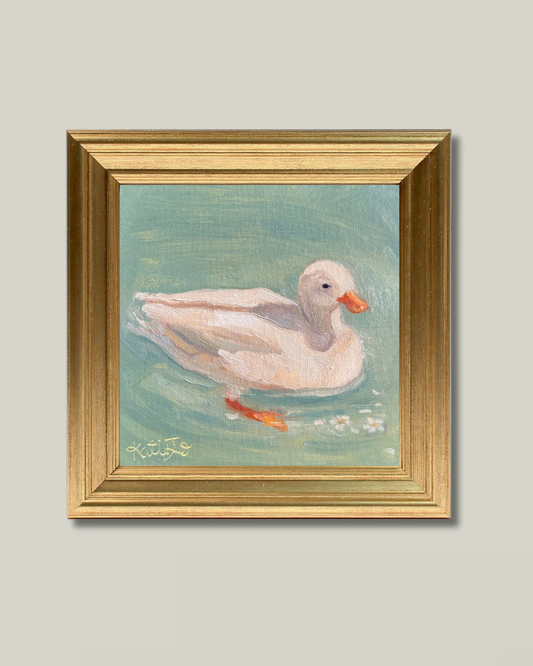 "Little Ducky" Perfect Gold Frame