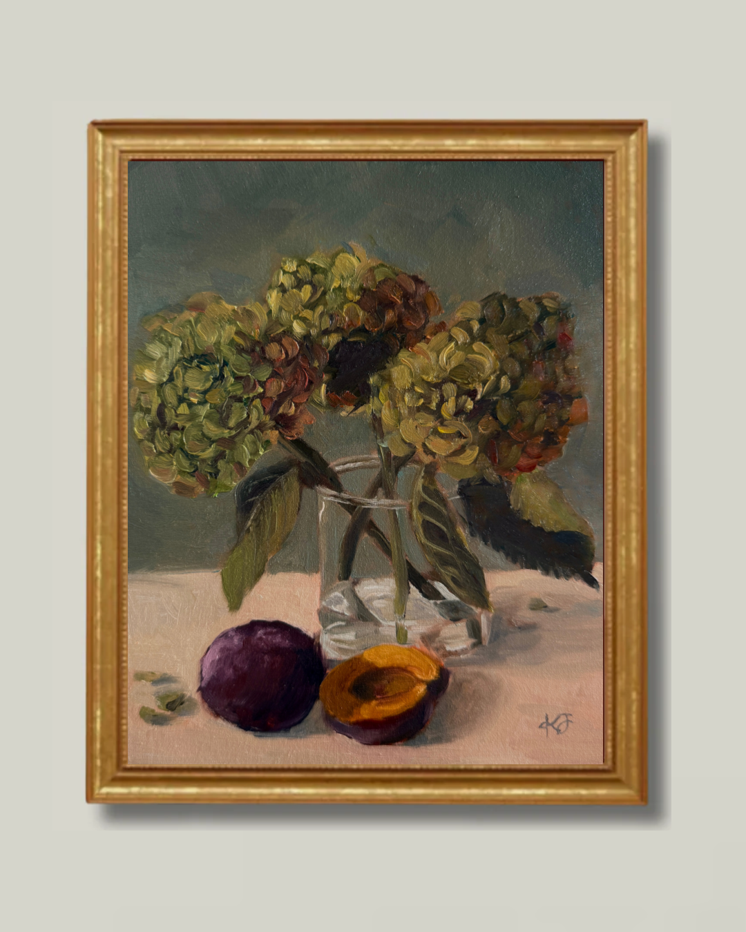 "Bruised Fruit Study" Classic Gold Frame