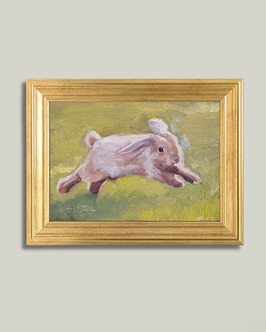 "Leaping into Spring" Perfect Gold Frame