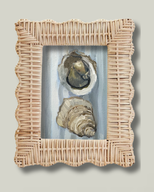 "Oysters" Woven Frame