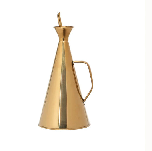Gold Oil Cruet